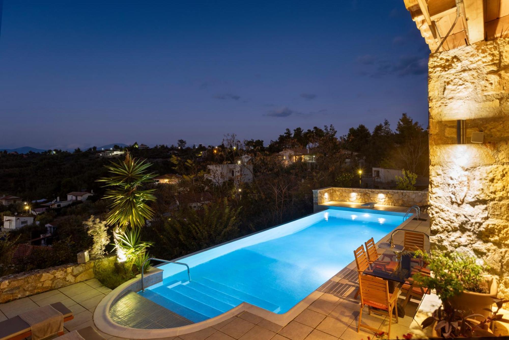 Villa Marrone Splendid Seaview Markopoulon Oropou Экстерьер фото