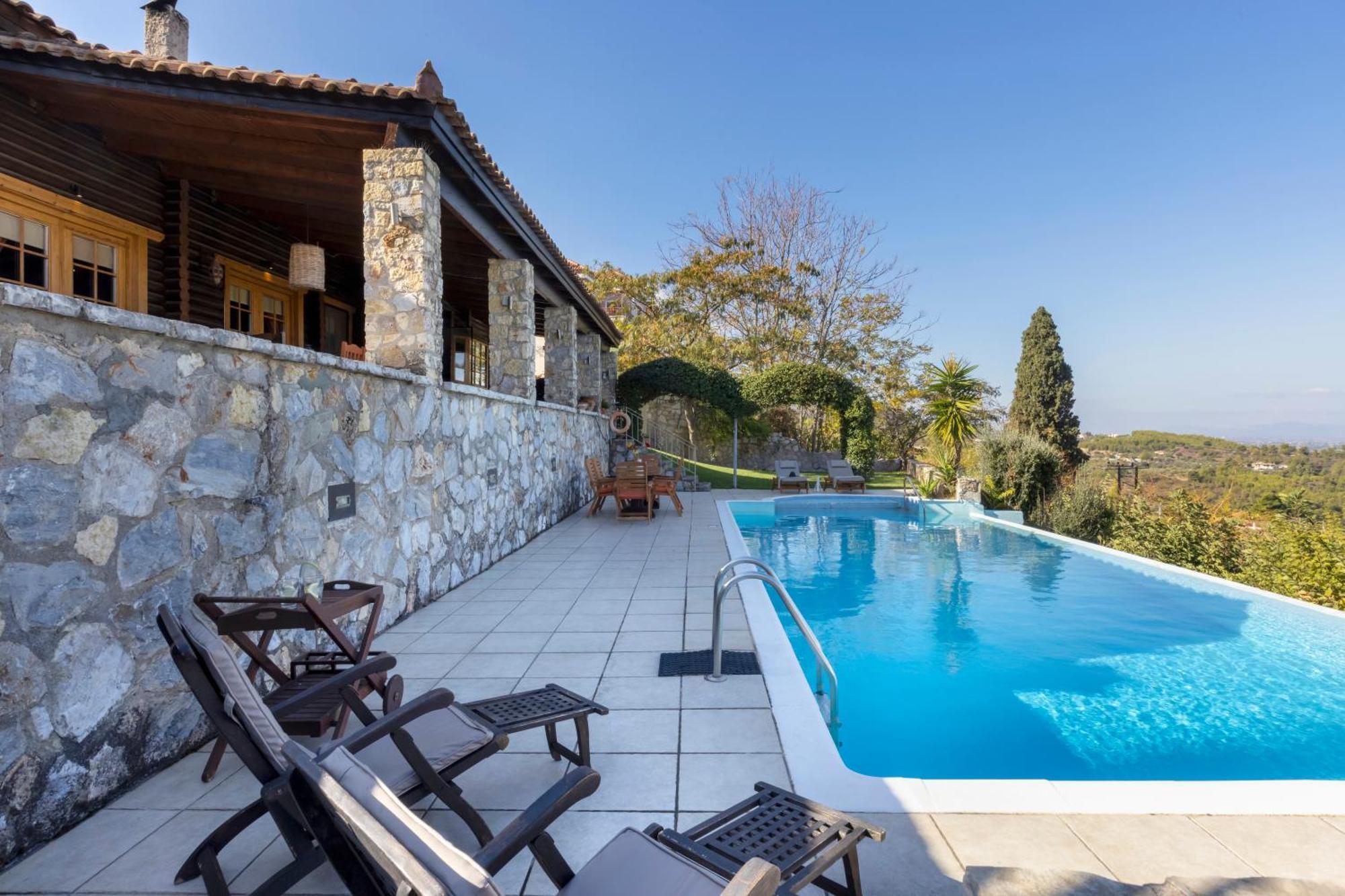 Villa Marrone Splendid Seaview Markopoulon Oropou Экстерьер фото
