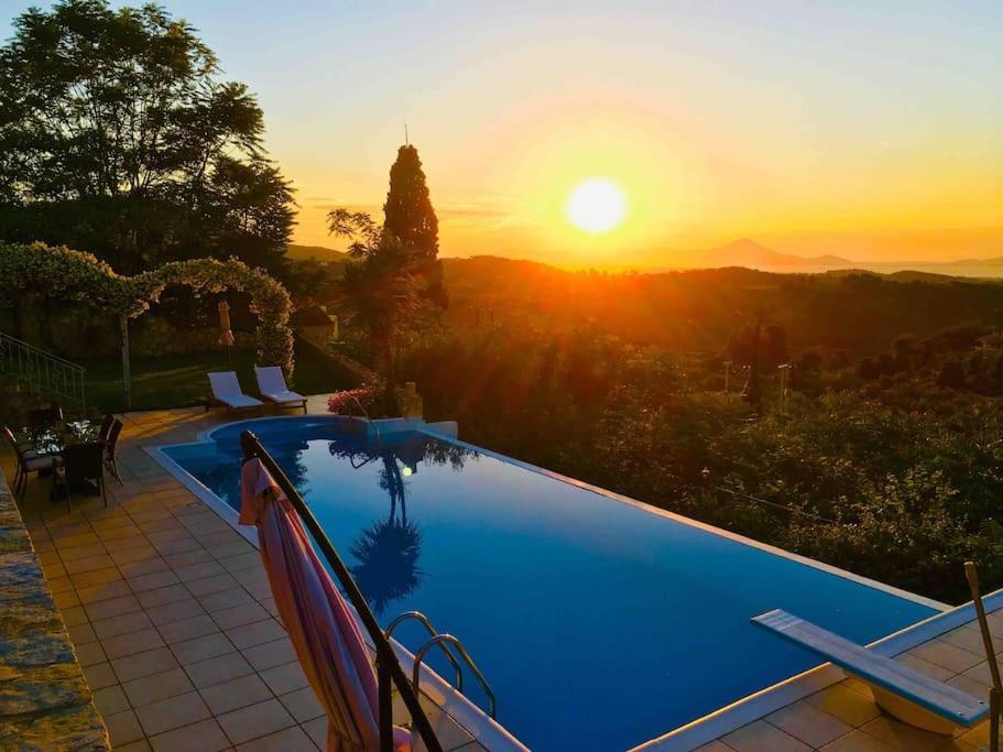 Villa Marrone Splendid Seaview Markopoulon Oropou Экстерьер фото